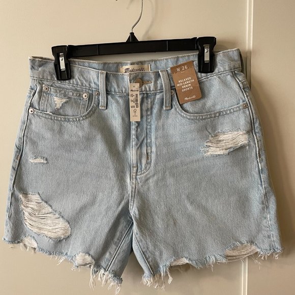 Madewell Pants - NWT Madewell Relaxed Mid-Length Denim Shorts